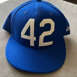Jackie Robinson hat 
Brand new 
7 1/4 but fits like 7 3/8